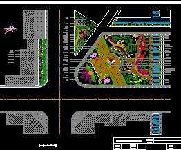 五角广场绿化规划设计图免费下载 - 园林绿化及施工 - 土木工程网